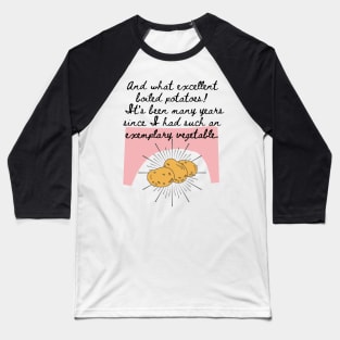 Mr Collins Potato Exemplary Vegetable Baseball T-Shirt